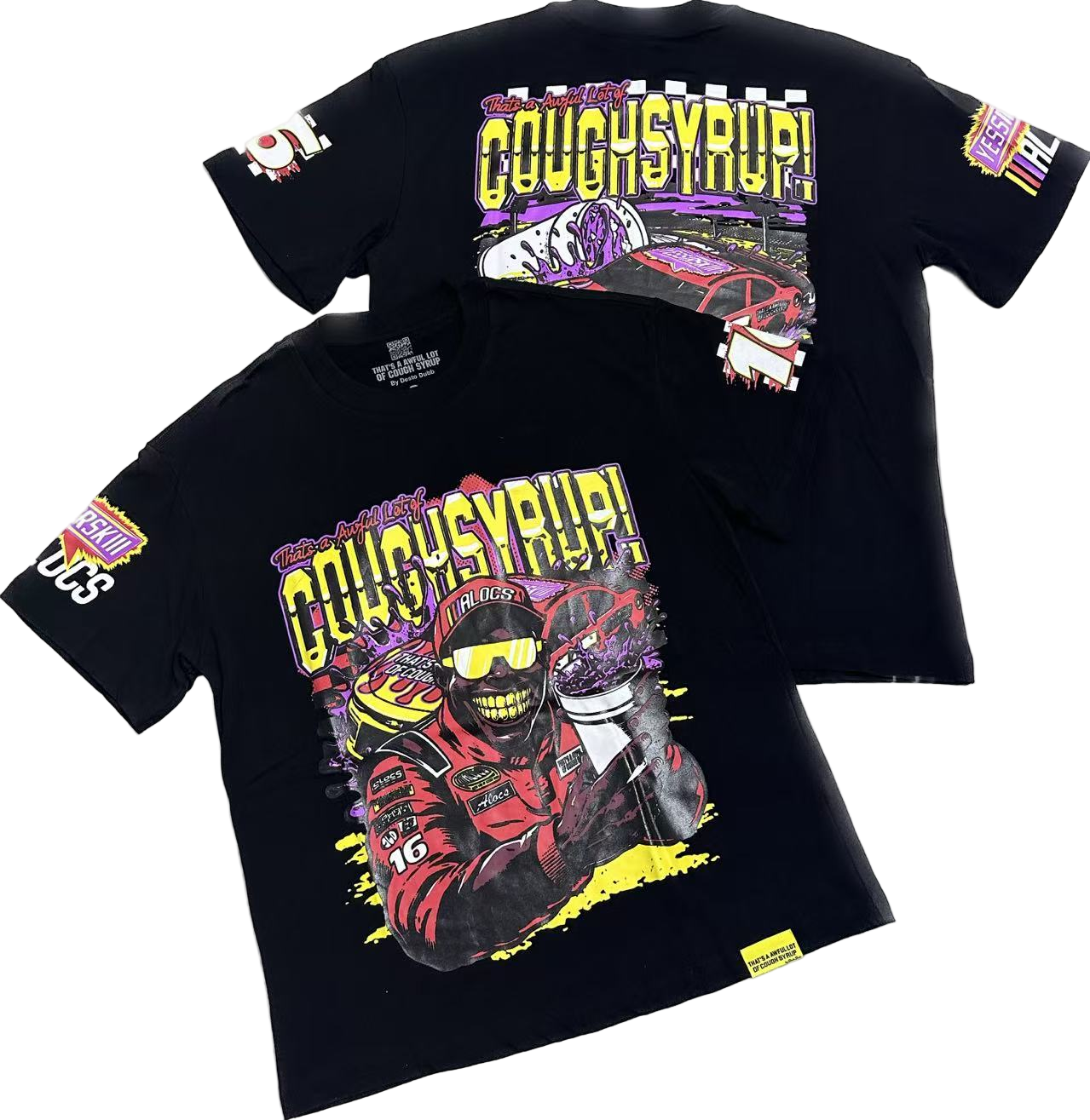 Whole Lotta Cough Syrup Tee’s