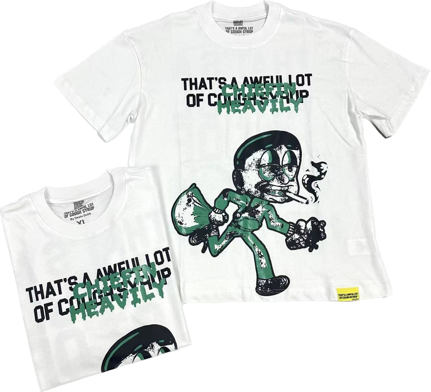 Whole Lotta Cough Syrup Tee’s